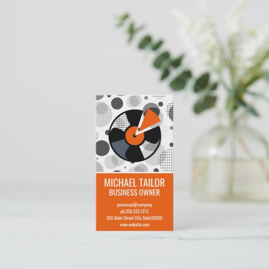 Carte De Visite Vinyl (Debout devant)