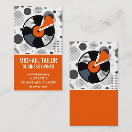 Carte De Visite Vinyl (Devant / Derrière)