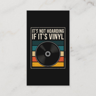 Carte De Visite Vinyl Collector Music DJ Record Vinyl