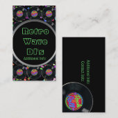 Carte de visite Vinyl Rock Et Roll 2 (Devant / Derrière)