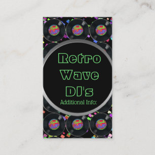 Carte de visite Vinyl Rock Et Roll 2