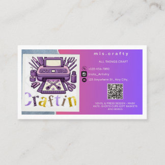 Carte de visite vinyle