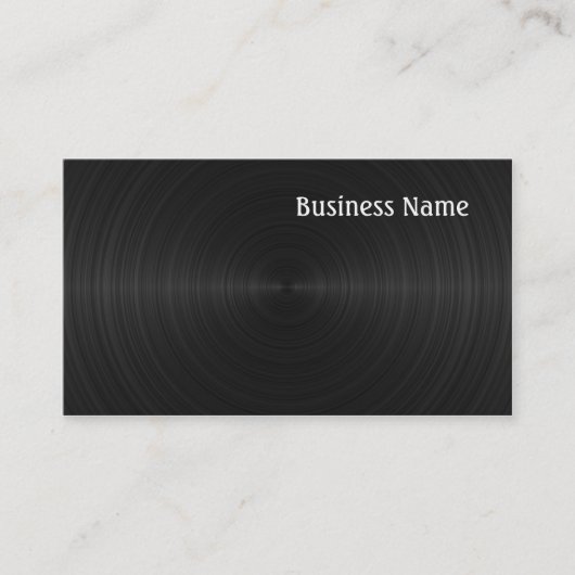 Carte De Visite Vinyle noir (Devant)