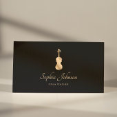 Carte De Visite Viola Enseignant Gold Professional