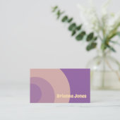 Carte De Visite Violet (Debout devant)