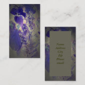 Carte de visite violet (Devant / Derrière)