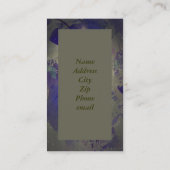 Carte de visite violet (Dos)