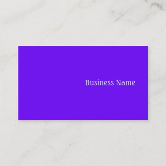 Carte De Visite Violet (Devant)