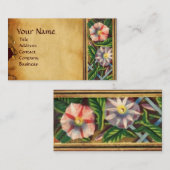 Carte De Visite Violet (Devant / Derrière)