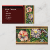 Carte De Visite Violet (Devant / Derrière)