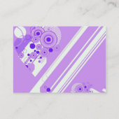 Carte de visite violet (Dos)