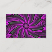 Carte De Visite Violet Abstrait (Dos)