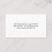 Carte De Visite Violet Artistique brossé | Brosse (Dos)