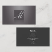 Carte De Visite Violet élégant (Devant / Derrière)