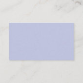 Carte De Visite Violet et Bleu Abstrait Générique Adaptable (Dos)