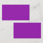 Carte de visite violet Pastel Lavender (Devant / Derrière)