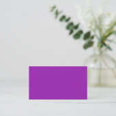Carte de visite violet Pastel Lavender (Debout devant)