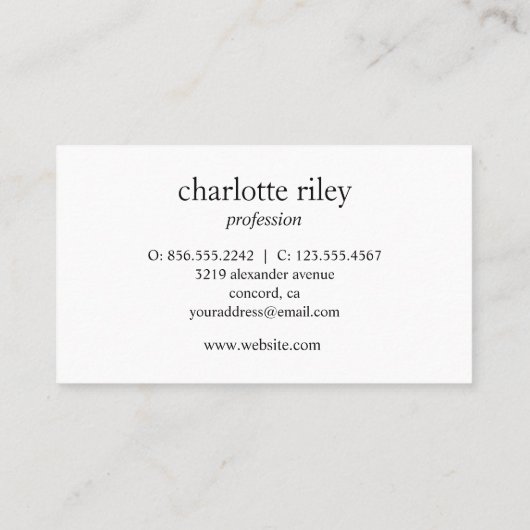 Carte De Visite Violet | Rose moderne Gold Stripes élégant (Dos)