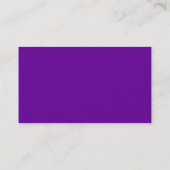 Carte de visite violette (Dos)