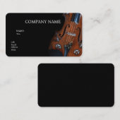 Carte de visite VIOLIN, MUSICIEN (Devant / Derrière)