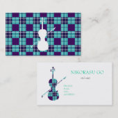 Carte De Visite violinist (Devant / Derrière)