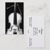 Carte De Visite Violinistic (Devant / Derrière)