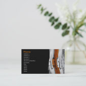 Carte de visite violon (Debout devant)