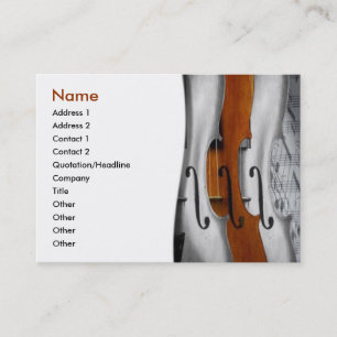 Carte de visite violon