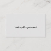 Carte de visite violon (Dos)