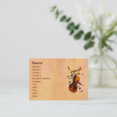 Carte de visite violon (Debout devant)