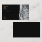 Carte de visite violon (Devant / Derrière)