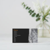 Carte de visite violon (Debout devant)