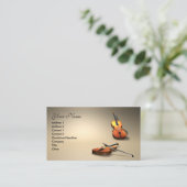 Carte De Visite violon (Debout devant)