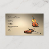 Carte De Visite violon (Devant)