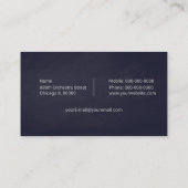 Carte De Visite Violon (Dos)