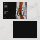 Carte de visite violon (Devant / Derrière)