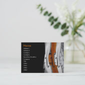 Carte de visite violon (Debout devant)