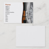 Carte de visite violon (Devant / Derrière)