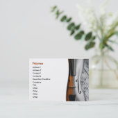 Carte de visite violon (Debout devant)
