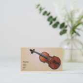 Carte De Visite Violon/Carte de visite de la viole (Debout devant)