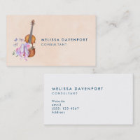 Violon, Chaussures de Ballet, Fleurs et Papillons
