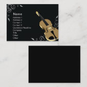 Carte De Visite Violon - Chubby (Devant / Derrière)