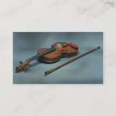 Carte De Visite Violon et arc (Dos)