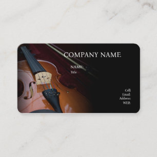 CARTE DE VISITE VIOLON MODÈLE DE BASE