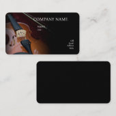 CARTE DE VISITE VIOLON MODÈLE DE BASE (Devant / Derrière)