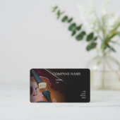 CARTE DE VISITE VIOLON MODÈLE DE BASE (Debout devant)