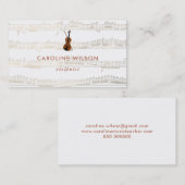 Carte De Visite violoniste (Devant / Derrière)