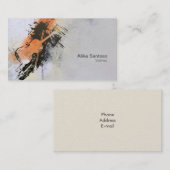 Carte de visite violoniste (Devant / Derrière)