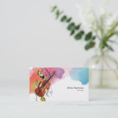 Carte de visite violoniste (Debout devant)