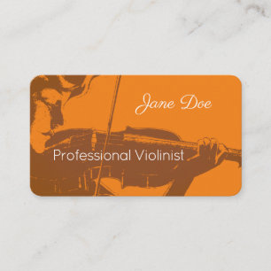 Carte De Visite Violoniste